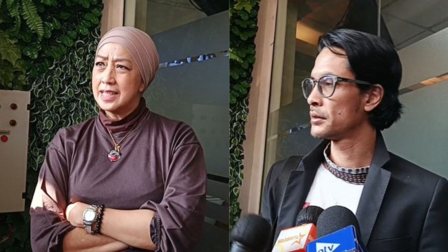 Foto kolase Irvina Zainal dan mantan menantunya, Edward Akbar. [Foto: FTNews.co.id/Raka]